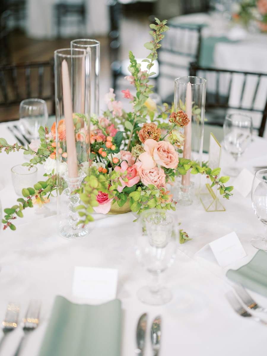 Hurricane glass tapers and taper candle holders